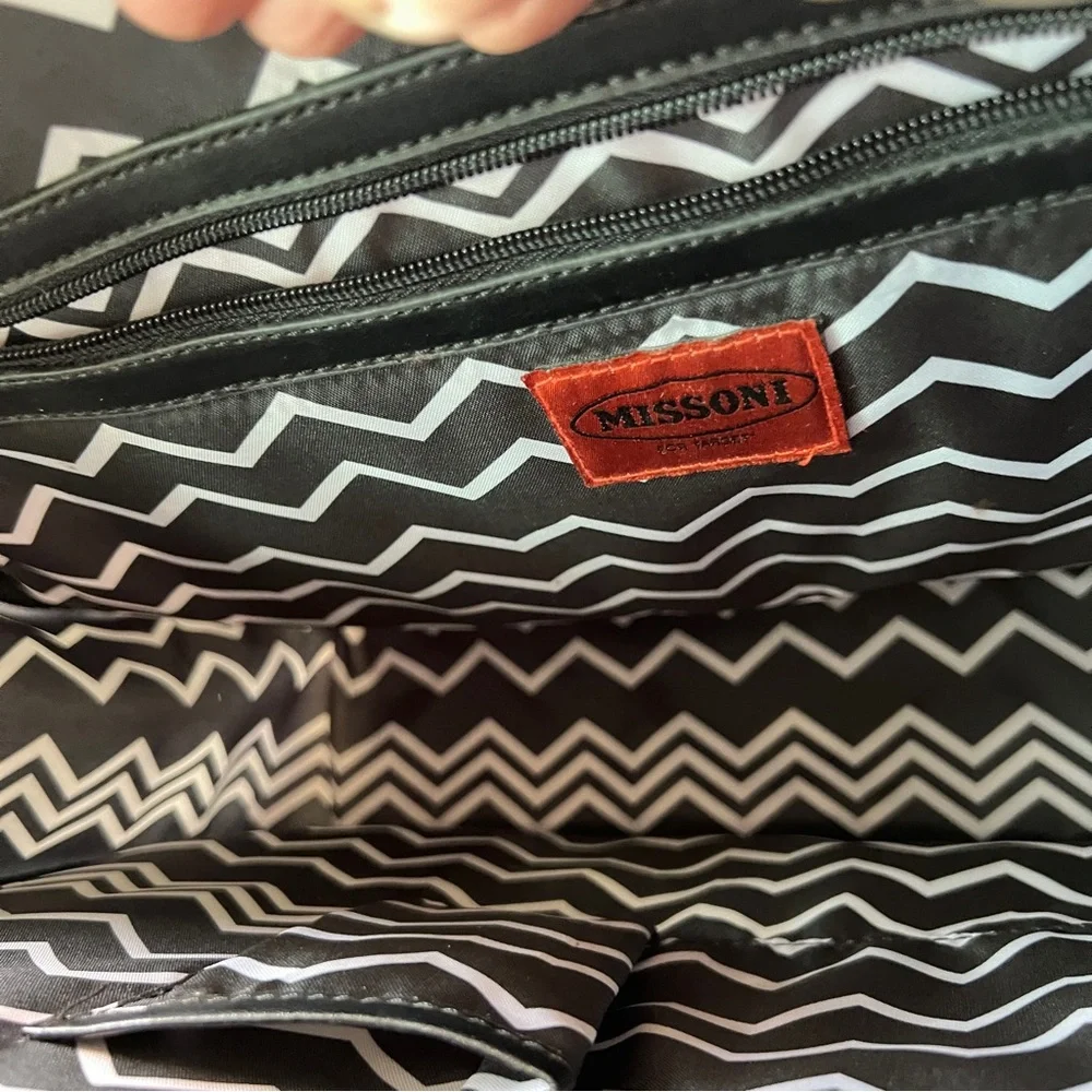 Missoni Target Zig Zag Messenger Bag Crossbody Computer Tote Travel Collectible